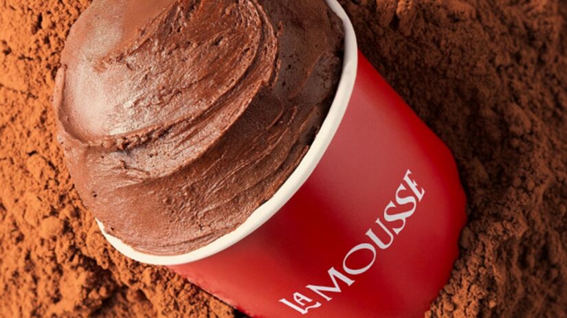 O 'gelato italiano com sotaque francês', como a novidade é chamada pela empresa, se destaca pela cremosidade/Divulgação