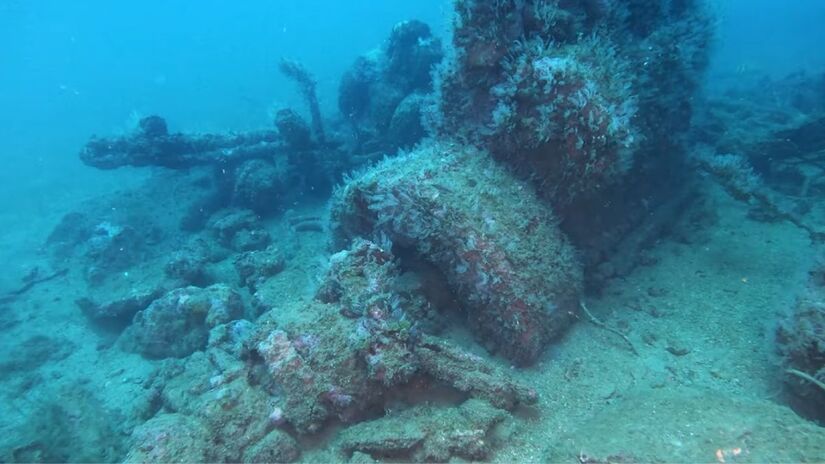 Artefatos encontrados ajudaram a identificar a embarcação