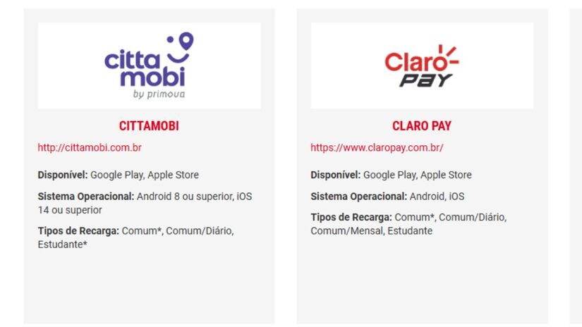 Citta Mobi e Claro Play