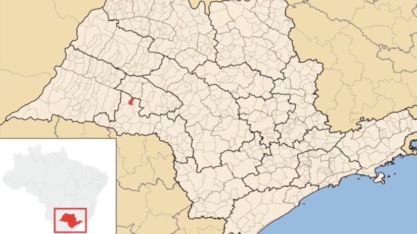 O município fica a duas horas de carro da capital paulista