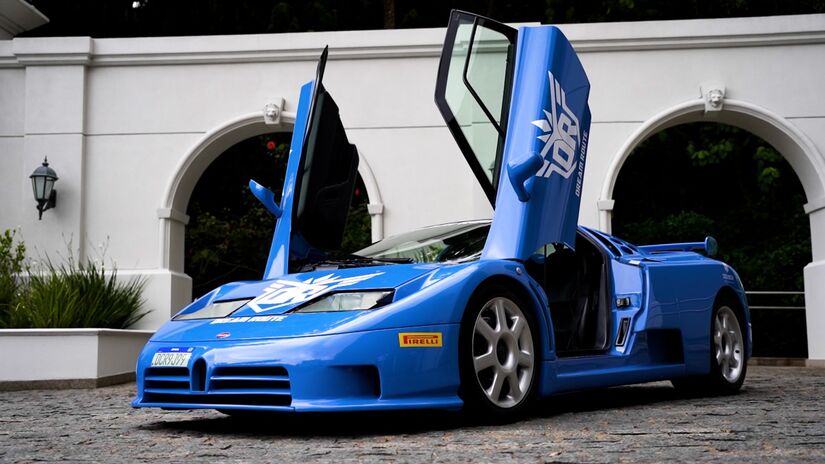 Modelo é o único Bugatti EB110 GT existente no Brasil/ Foto: Divulgação/Artur Barros