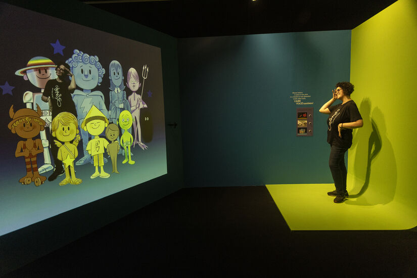 Unindo interatividade, tecnologia e arte tradicional, a mostra promove um mergulho nas obras mais celebradas de Ziraldo, com áreas temáticas dedicadas a clássicos como 'Flicts e 'A Turma do Pererê'.