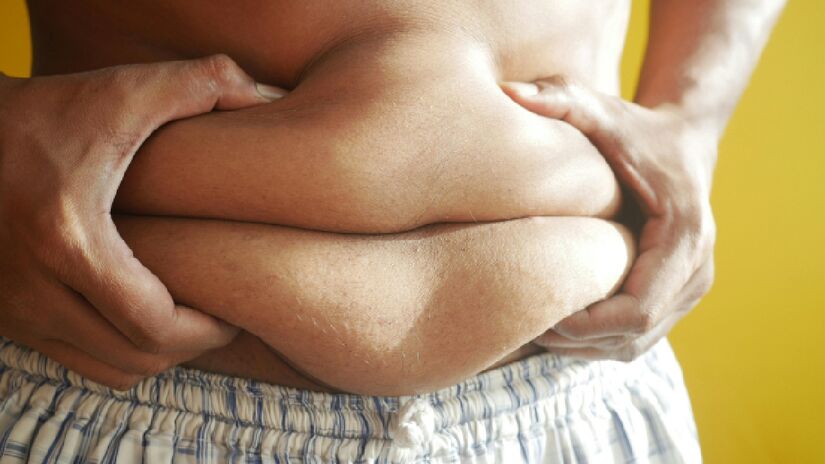 Gordura visceral é mais fácil de queimar que a subcutânea. Imagem: Pexels