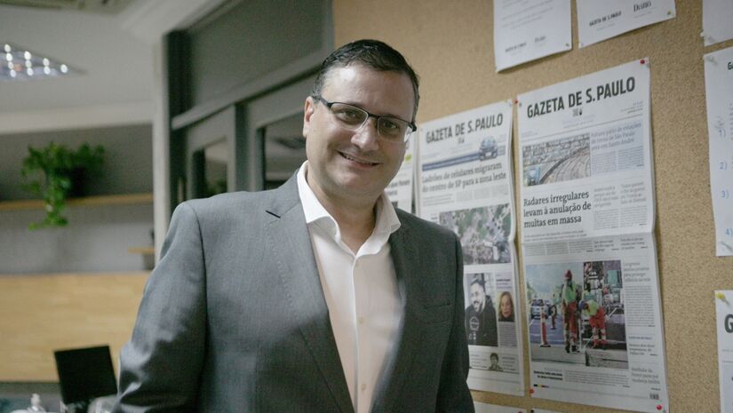 'No estado de São Paulo somos o segundo jornal em audiência', contou/Thiago Neme/Gazeta de S. Paulo