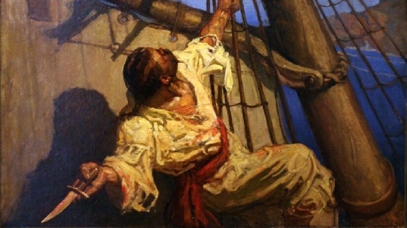 Artista ilustrava clássicos, como '"A Ilha Do Tesouro" de Robert Louis Stevenson
