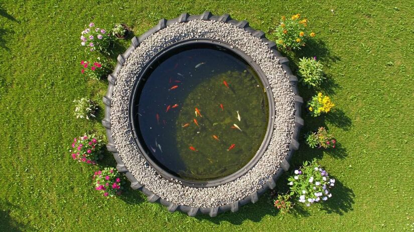 Além de bonito, o lago artesanal valoriza o ambiente e traz mais contato com a natureza