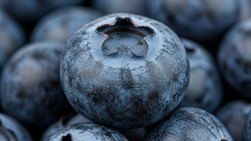 O clima frio do bairro do Marsilac é propício para o cultivo desta fruta - imagem gerada por IA
