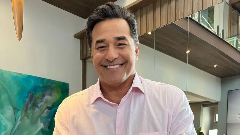 Ator Luciano Szafir é um dos participantes do MasterChef Celebridades.

/Foto: Reprodução/Instagram