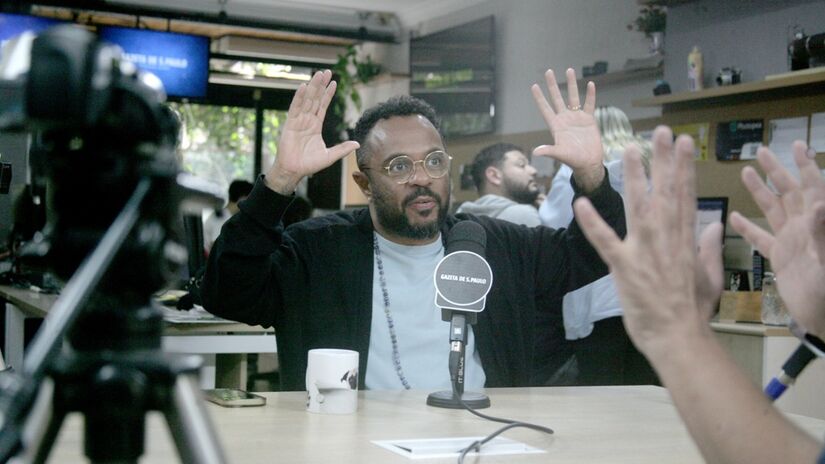 Ele lembrou de emoção de participar do Programa do Jô/Thiago Neme/Gazeta de S. Paulo