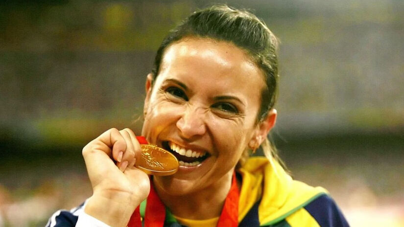 Medalhista olímpica no salto em distância, Maurren Maggi, é uma das participantes do MasterChef Celebridades.

/Foto: Reprodução/Instagram
