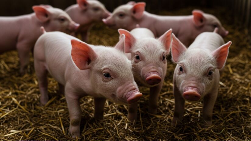 3. Porcos de pequeno porte: carne e preparo do solo: além de fornecer carne saborosa, raças como Berkshire ajudam a revolver o solo naturalmente, preparando áreas para cultivo.