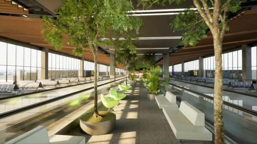 Expectativa, segundo a concessionária, é tornar o aeroporto mais moderno, seguro e eficiente.