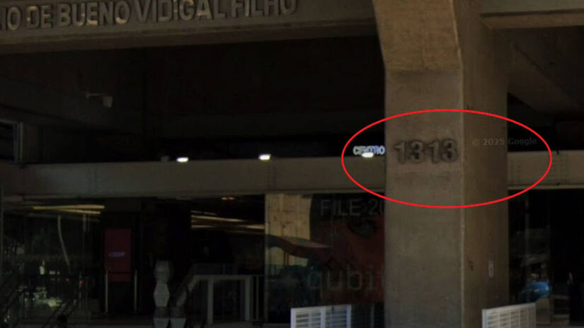 4 - Endereço com número "intrigante" (1313), que pode ser visto como contendo possíveis referências a numerologia maçônica.