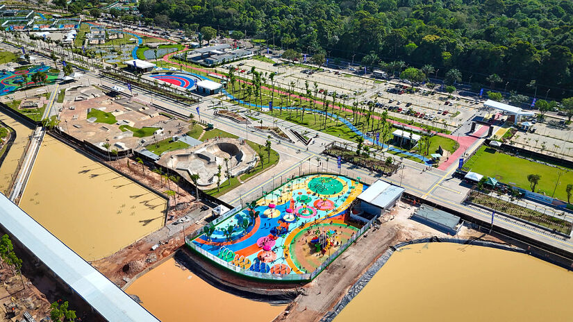 Parque da Cidade, uma das principais áreas de lazer de Belém, no Pará, receberá uma estrutura gigantesca para sediar eventos da Conferência das Nações Unidas sobre as Mudanças Climáticas (COP-30), que ocorre em novembro deste ano. 
