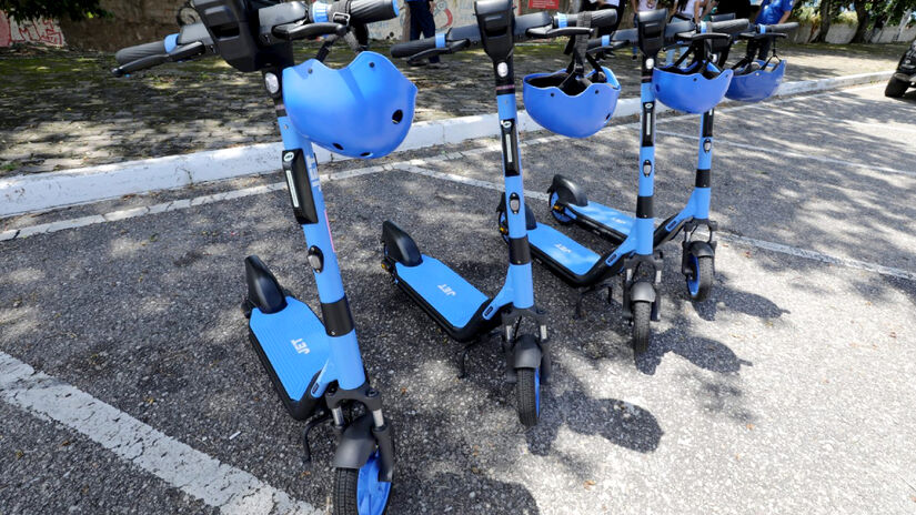 Novos patinetes elétricos já estão disponíveis em Belém; projeto é inovador na região Norte do País. 