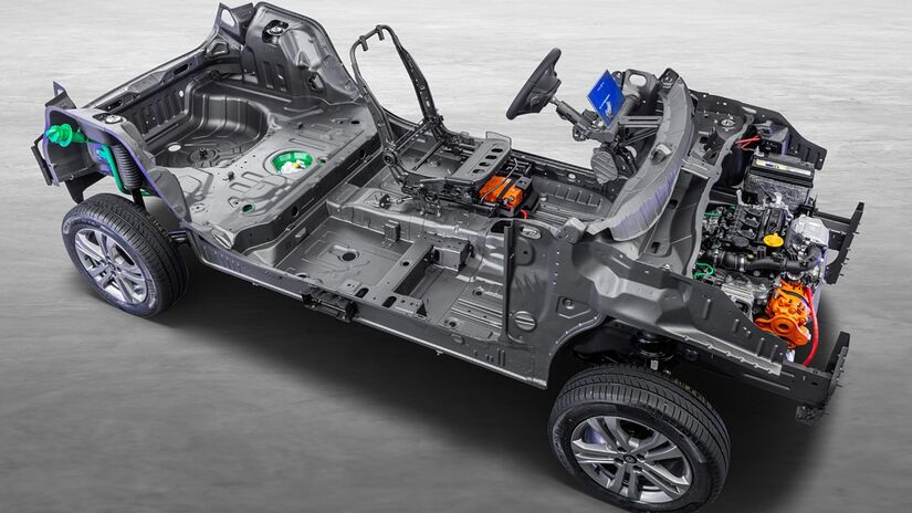 Bio-Hybrid e-DCT possui uma plataforma mais sofisticada que engloba dois motores elétricos.