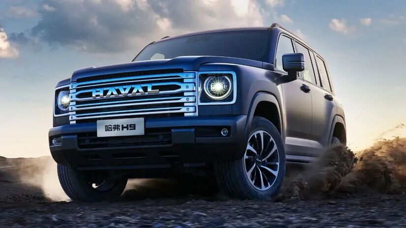 Haval H9 é um SUV de sete lugares, com tração 4x4 e equipado com motor 2.4 turbodiesel.

/Foto: Divulgação