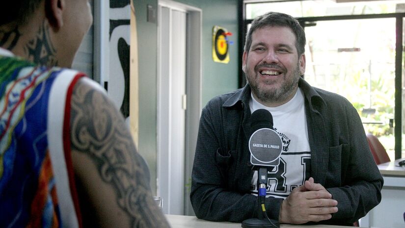 O artista foi entrevista no Direto da Gazeta/Thiago Neme/Gazeta de S.Paulo 