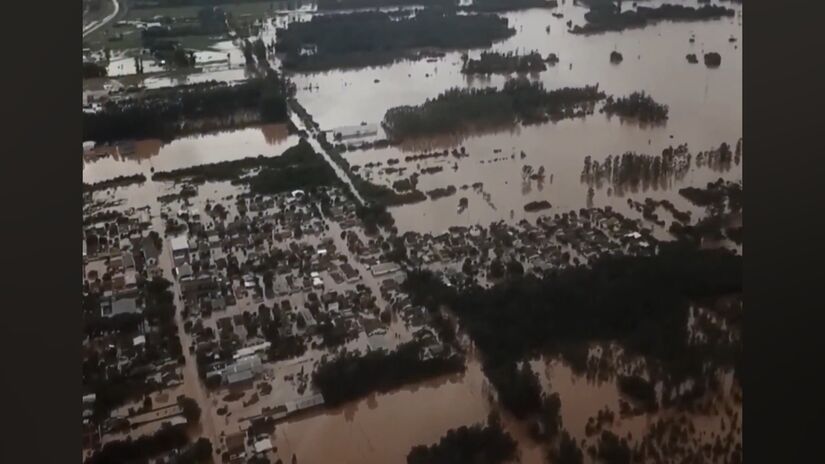 Recentemente as inundações que ocorreram no Rio grande do Sul acenderam um alerta para a adoção de medidas preventivas - reprodução: YouTube