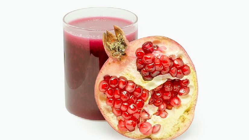 Suco de romã possui diversos antioxidantes. Imagem: Augustus Binu/CC BY-SA 3.0