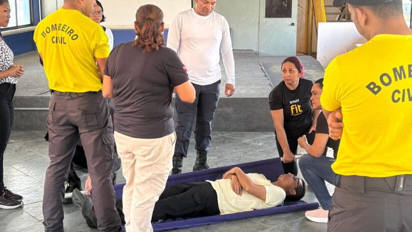 Nos cursos ofertados pela Defesa Civil os voluntários aprendem técnicas de primeiros socorros, dentre outras emergências. Fotos: Divulgação/Ag. Belém