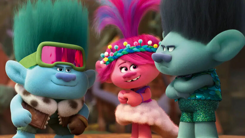 'Trolls 3' será exibido no dia 30 de agosto, em Mogi das Cruzes.

/Foto: Divulgação/DreamWorks