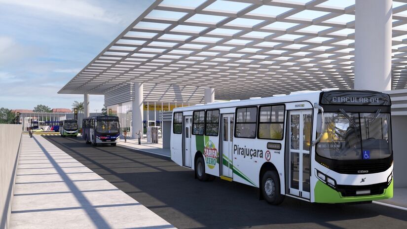 Expectativa é que 110 mil passageiros sejam atendidos diariamente. Divulgação/PMTS