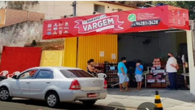 O Barato da Vargem, localizado em Vargem Grande Paulista além do atendimento presencial tem um grupo de whatsapp para atender os clientes (Foto: reprodução Youtube)