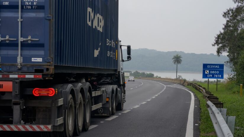 Obras seguem no planalto da Imigrantes entre os km 11 e 30 | Mariana Moaraes/Ecovias