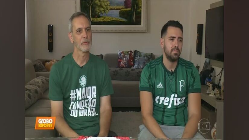 Esse é um caso em que o afeto se sobressai a rivalidade esportiva -  Reprodução: YouTube