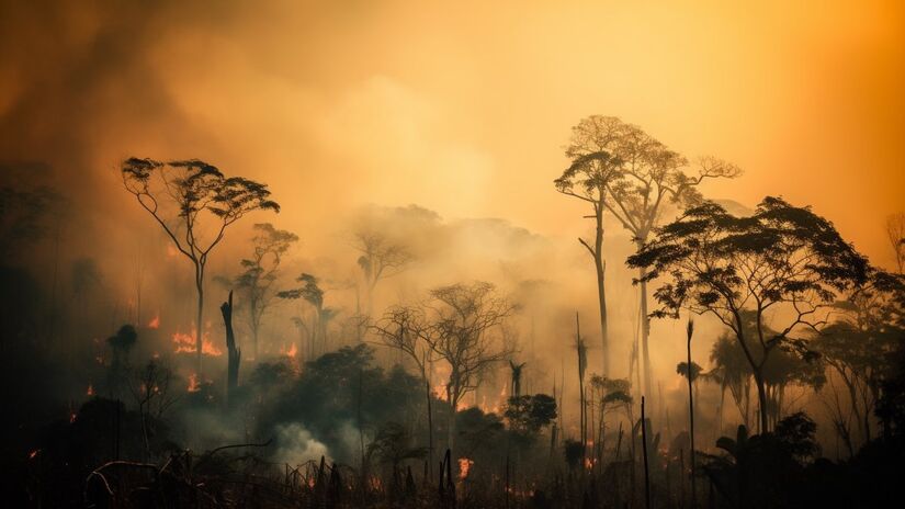 Uma análise mais profunda revela que o carbono produzido pela queima de combustíveis fósseis tem uma marca química única. Fotos: Reprodução/Freepik