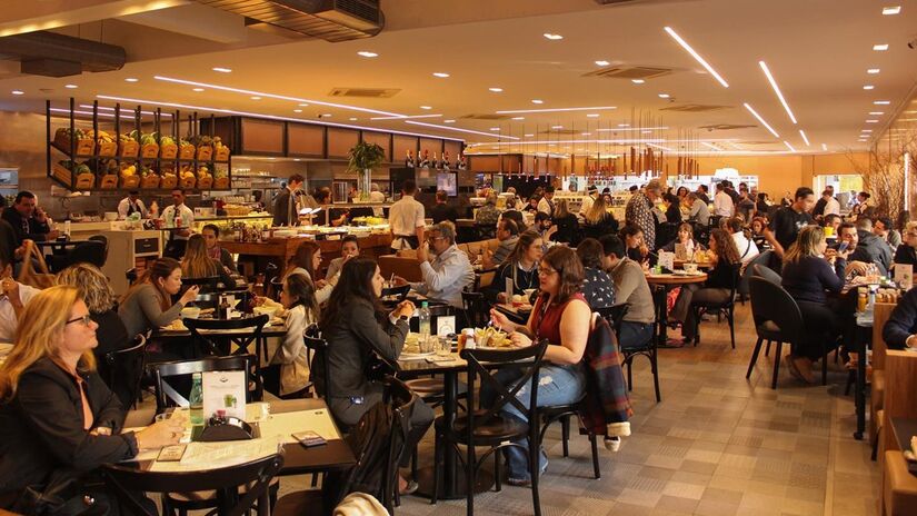 Segundo a Bella Paulista, o espaço recebe até 9 mil clientes por dia/Divulgação