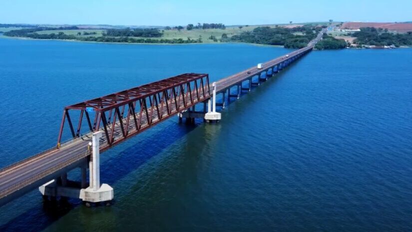 Nova ponte deve ser entregue até o fim de 2026.

/Foto: Reprodução/YouTube/Val Drone Hobby
