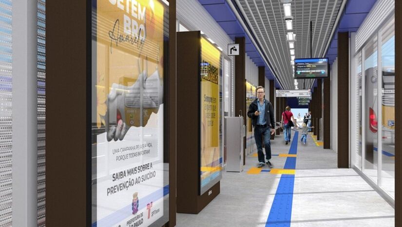 Serão 12 estações por sentido/Divulgação/PMSP