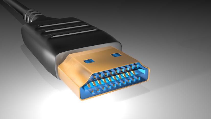 Cabo HDMI transmite audio e vídeo de alta qualidade. Imagem: Domínio Público
