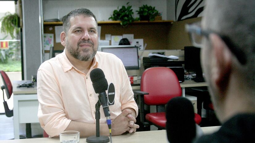 Artista concedeu entrevista nesta semana na redação da Gazeta/Thiago Neme/Gazeta de S.Paulo 