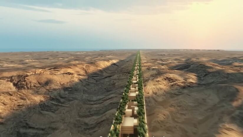 The Line: o projeto linear que quer reinventar a vida urbana na Arábia Saudita