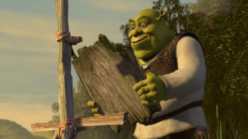 A expressão, inspirada no personagem Shrek, descreve a escolha de parceiros considerados "menos atraentes" com a expectativa de garantir mais segurança, carinho e evitar sofrimentos como traição ou términos abruptos. Foto: Reprodução/YouTube