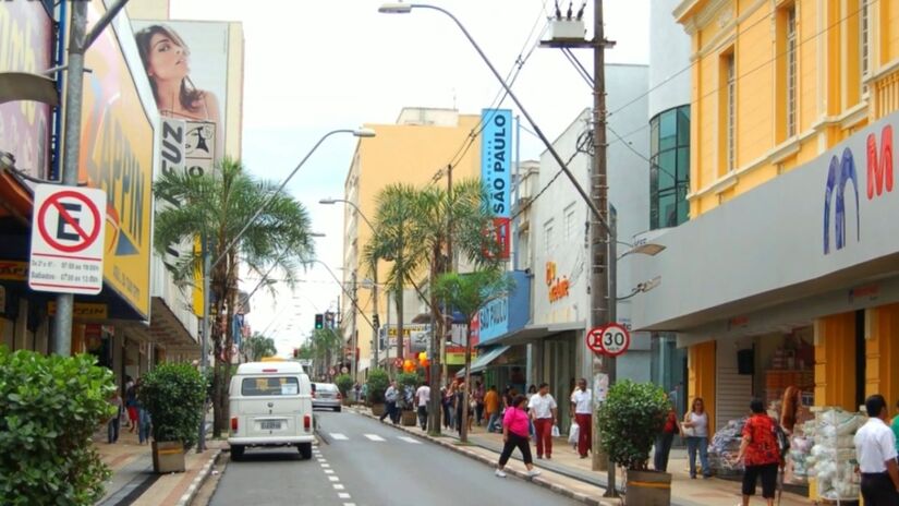 Cidade tem fortes centros comerciais