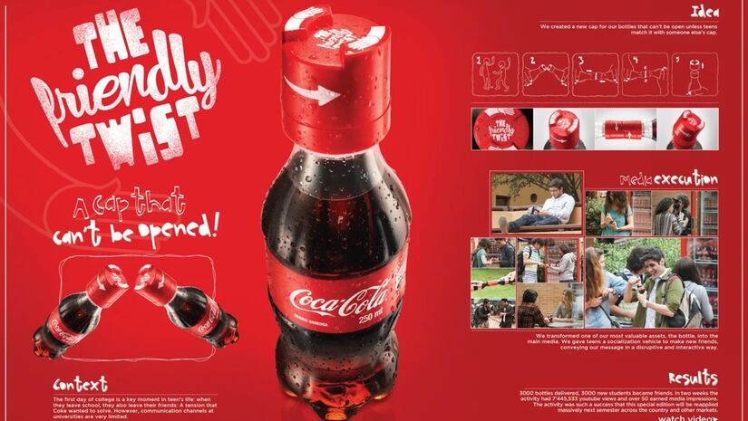 Segundo o portal Publicitários Criativos, o Friendly Twist se consolidou como um exemplo de marketing experiencial/Reprodução