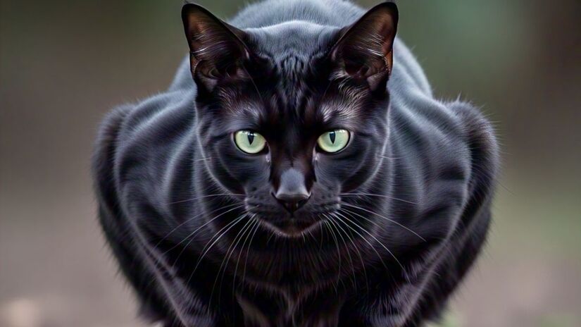 Quem não tem cão, caça com gato => Quem não tem cão, caça como gato.