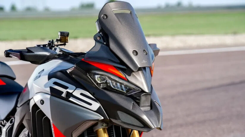 Nova dianteira da Multistrada V4 RS destaca aerodinâmica e tecnologia embarcada |Divulgação/Ducati