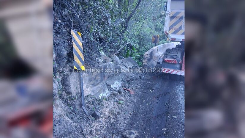 Ecovias, concessionária responsável pelo trecho, acionou a operação 5×3 e inversão de mão para pista norte - Divulgação/ARTESP