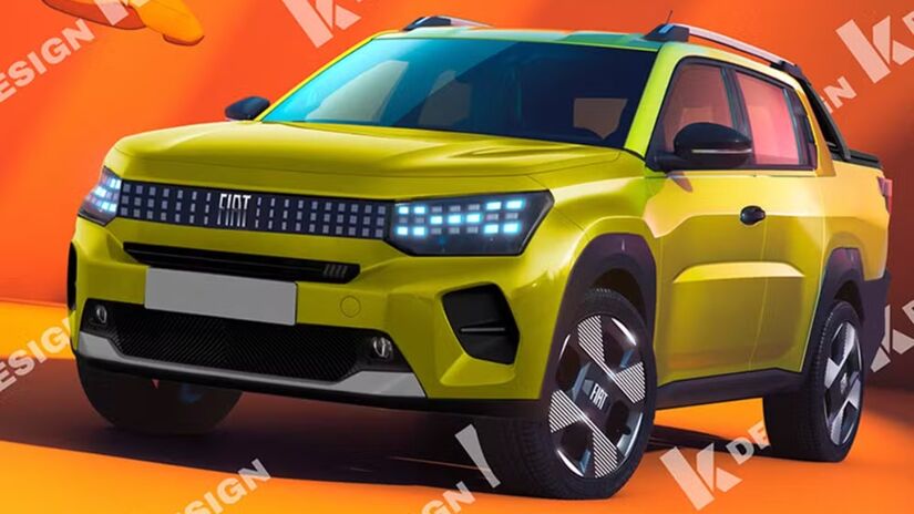 Fiat pretende substituir a Strada com um carro maior, com a plataforma STLA Small e um motor híbrido leve de 12V.

/Foto: Kleber Silva/KDesignAG