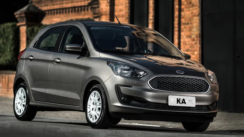 Já o Ford Ka é o segundo entre os mais furtados. Foto: Divulgação