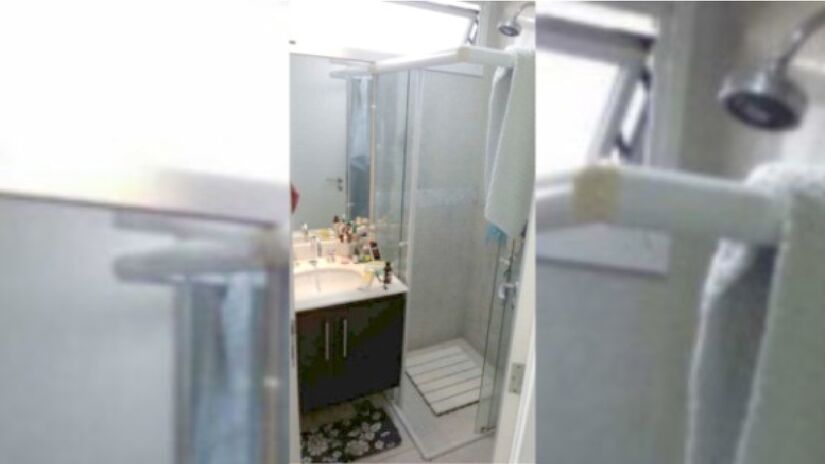 Esta é uma das suítes do apartamento | Reprodução/Leilão Eletrônico