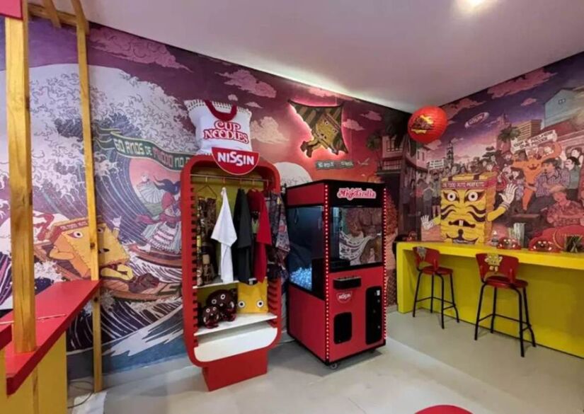 Local oferece experiências como espaço para fotos, máquinas de jogos e uma variedade de souvenirs da marca /Divulgação