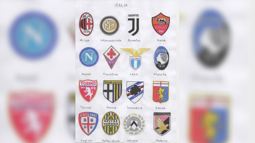 O armazenamento é feito em pastas, separadas entre os times brasileiros, internacionais, e seleções. Além disso, ele também tem os escudos digitalizados.