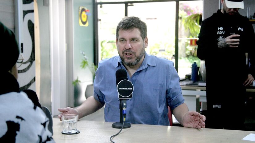 O artista foi entrevistado nesta semana na redação da Gazeta/Thiago Neme/Gazeta de S.Paulo