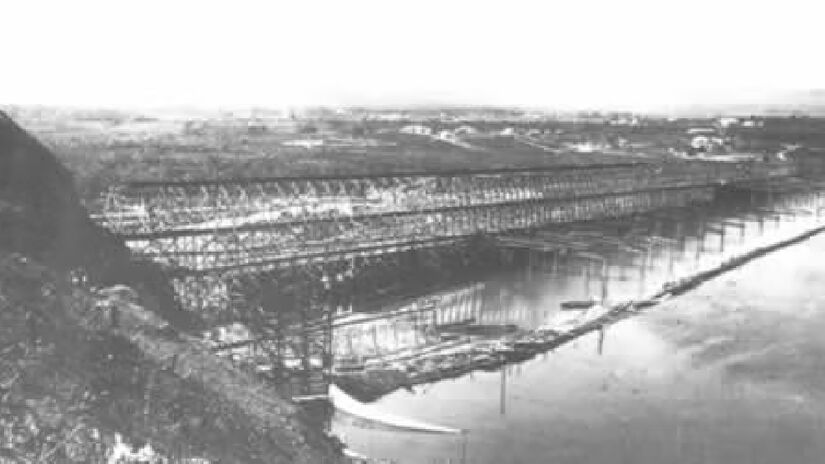 A represa foi construída pela Light. Imagem: Domínio Público
